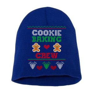 Christmas Cookie Baking Crew Funny Family Baking Cookies Cool Gift Short Acrylic Beanie