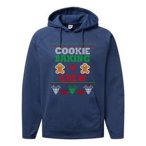 Christmas Cookie Baking Crew Funny Family Baking Cookies Cool Gift Performance Fleece Hoodie