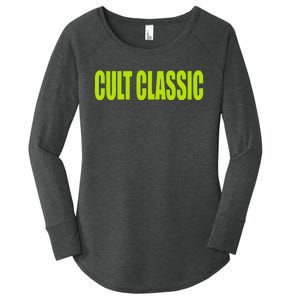 Cult Classic Brat Hyperpop Women's Perfect Tri Tunic Long Sleeve Shirt