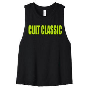 Cult Classic Brat Hyperpop Women's Racerback Cropped Tank