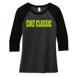 Cult Classic Brat Hyperpop Women's Tri-Blend 3/4-Sleeve Raglan Shirt