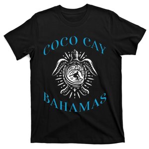 Coco Cay Bahamas Sea Turtle Surfing Vacation Souvenir T-Shirt