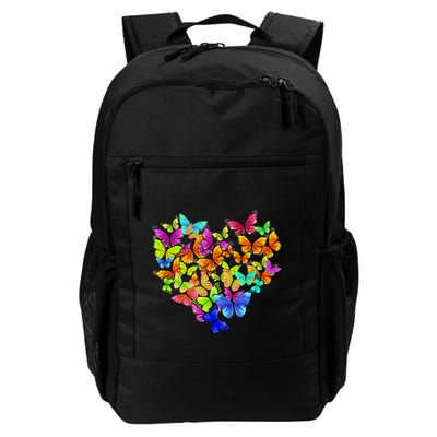 Colorful Cute Butterfly Heart Rainbow Butterflies Backpack