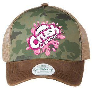 Crush Cancer Breast Cancer Awareness Legacy Tie Dye Trucker Hat