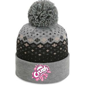 Crush Cancer Breast Cancer Awareness The Baniff Cuffed Pom Beanie