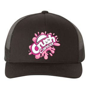 Crush Cancer Breast Cancer Awareness Yupoong Adult 5-Panel Trucker Hat