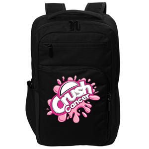 Crush Cancer Breast Cancer Awareness Impact Tech Backpack