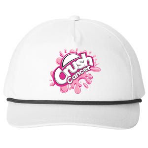 Crush Cancer Breast Cancer Awareness Snapback Five-Panel Rope Hat