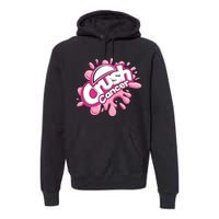 Crush Cancer Breast Cancer Awareness Premium Hoodie