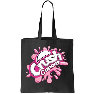 Crush Cancer Breast Cancer Awareness Tote Bag