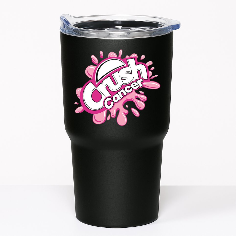Crush Cancer Breast Cancer Awareness Tumbler