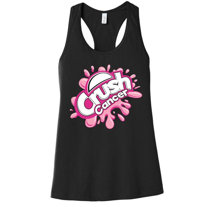 Crush Cancer Breast Cancer Awareness Women's Racerback Tank