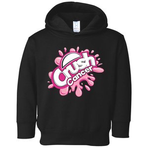 Crush Cancer Breast Cancer Awareness Toddler Hoodie