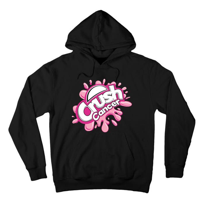 Crush Cancer Breast Cancer Awareness Tall Hoodie