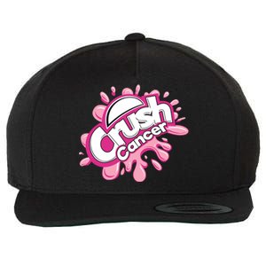 Crush Cancer Breast Cancer Awareness Wool Snapback Cap