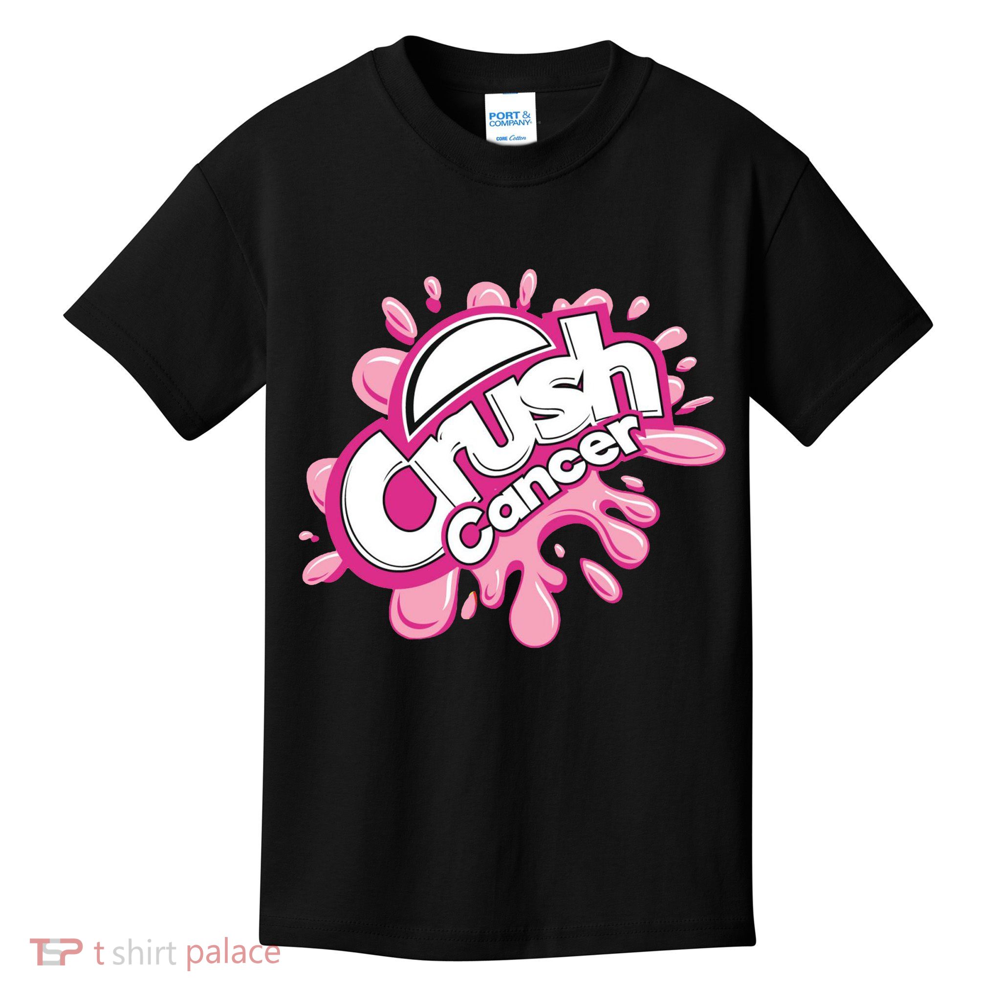 Crush Cancer Breast Cancer Awareness Kids T-Shirt