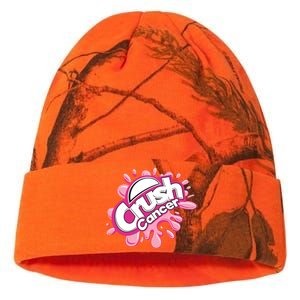 Crush Cancer Breast Cancer Awareness Kati Licensed 12" Camo Beanie