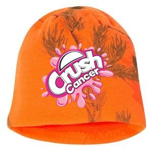 Crush Cancer Breast Cancer Awareness Kati - Camo Knit Beanie