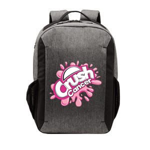 Crush Cancer Breast Cancer Awareness Vector Backpack