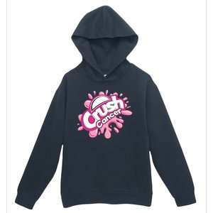 Crush Cancer Breast Cancer Awareness Urban Pullover Hoodie