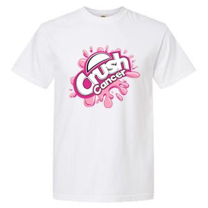 Crush Cancer Breast Cancer Awareness Garment-Dyed Heavyweight T-Shirt