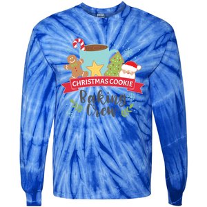 Christmas Cookie Baking Crew Gift Adults Gift Tie-Dye Long Sleeve Shirt