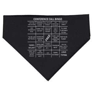 Conference Call Bingo USA-Made Doggie Bandana