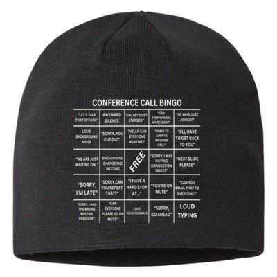 Conference Call Bingo Sustainable Beanie