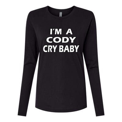 Cody Cry Baby Rhodes Cry Baby Wrestling Womens Cotton Relaxed Long Sleeve T-Shirt