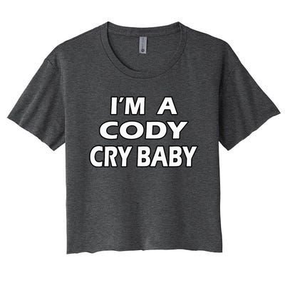 Cody Cry Baby Rhodes Cry Baby Wrestling Women's Crop Top Tee