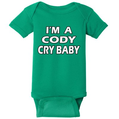 Cody Cry Baby Rhodes Cry Baby Wrestling Baby Bodysuit