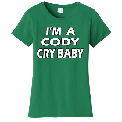 Cody Cry Baby Rhodes Cry Baby Wrestling Women's T-Shirt