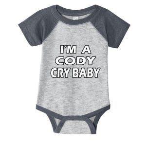 Cody Cry Baby Rhodes Cry Baby Wrestling Infant Baby Jersey Bodysuit