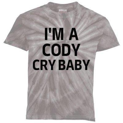 Cody Cry Baby Rhodes Cry Baby Wrestling Kids Tie-Dye T-Shirt