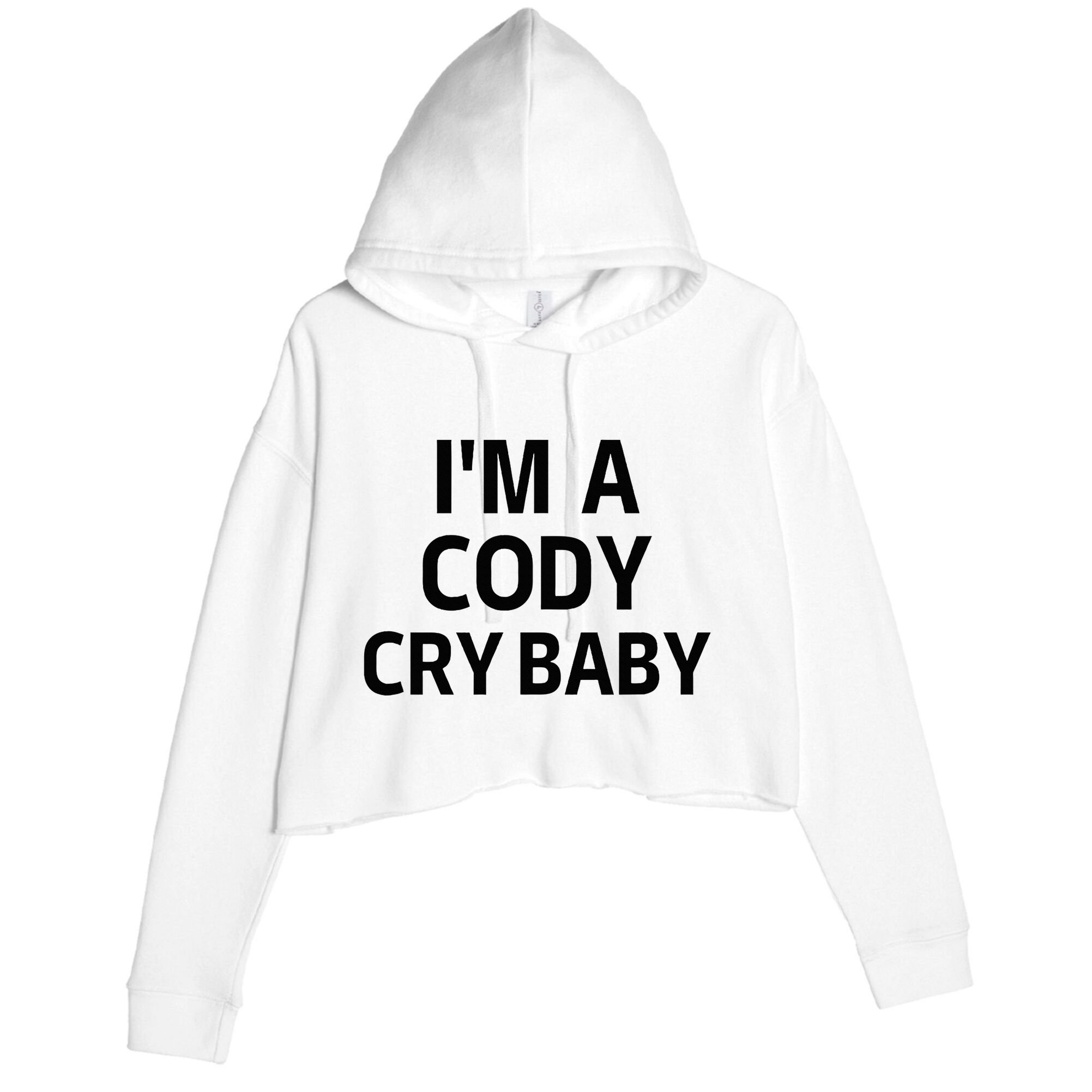Cody Cry Baby Rhodes Cry Baby Wrestling Crop Fleece Hoodie
