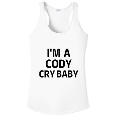 Cody Cry Baby Rhodes Cry Baby Wrestling Ladies PosiCharge Competitor Racerback Tank