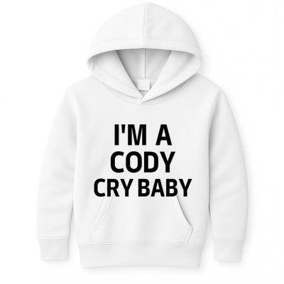Cody Cry Baby Rhodes Cry Baby Wrestling Kids Hoodie