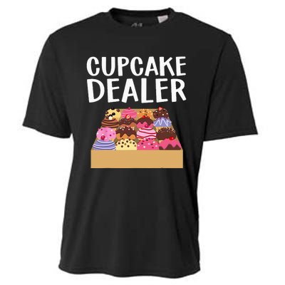 Cool Cupcake Baking Cookie Baker Cake Dealer Cooling Performance Crew T-Shirt