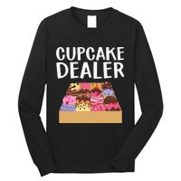 Cool Cupcake Baking Cookie Baker Cake Dealer Long Sleeve Shirt