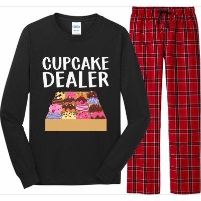 Cool Cupcake Baking Cookie Baker Cake Dealer Long Sleeve Pajama Set