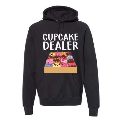 Cool Cupcake Baking Cookie Baker Cake Dealer Premium Hoodie