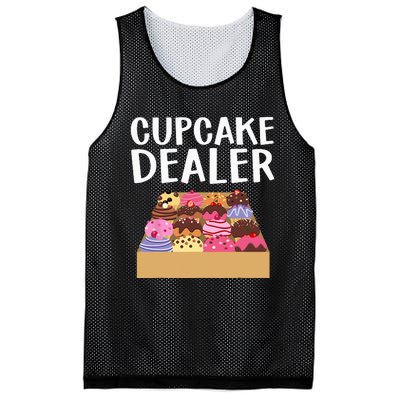 Cool Cupcake Baking Cookie Baker Cake Dealer Mesh Reversible Basketball Jersey Tank