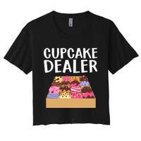 Cool Cupcake Baking Cookie Baker Cake Dealer Women's Crop Top Tee