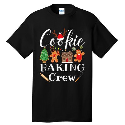 Christmas Cookie Baking Crew Family Baking Team Tall T-Shirt