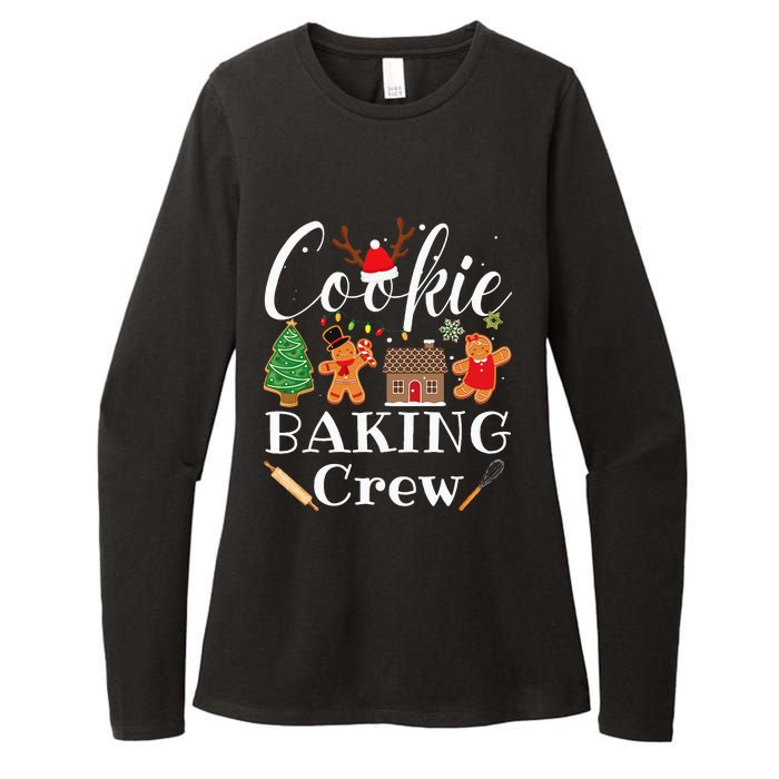 Christmas Cookie Baking Crew Family Baking Team Womens CVC Long Sleeve Shirt