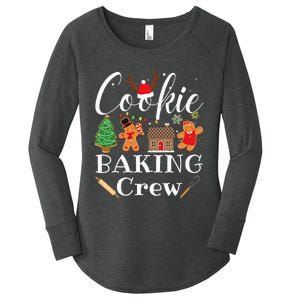 Christmas Cookie Baking Crew Family Baking Team Women's Perfect Tri Tunic Long Sleeve Shirt