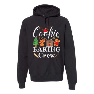 Christmas Cookie Baking Crew Family Baking Team Premium Hoodie