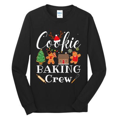 Christmas Cookie Baking Crew Family Baking Team Tall Long Sleeve T-Shirt