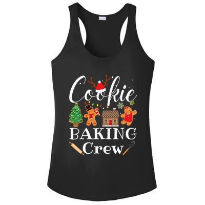 Christmas Cookie Baking Crew Family Baking Team Ladies PosiCharge Competitor Racerback Tank