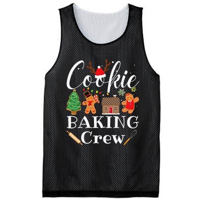 Christmas Cookie Baking Crew Family Baking Team Mesh Reversible Basketball Jersey Tank